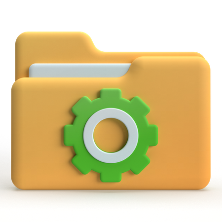 Folder Settings  3D Icon