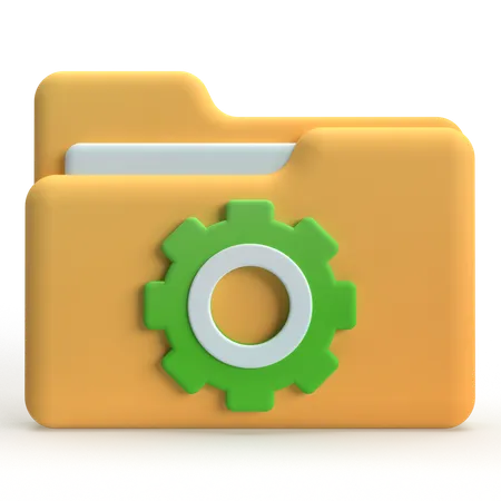 Folder Settings  3D Icon