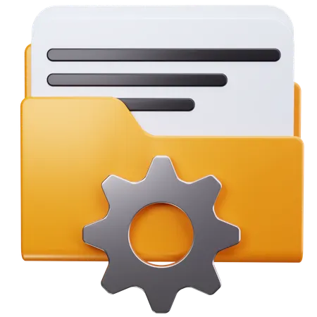 Folder Settings  3D Icon
