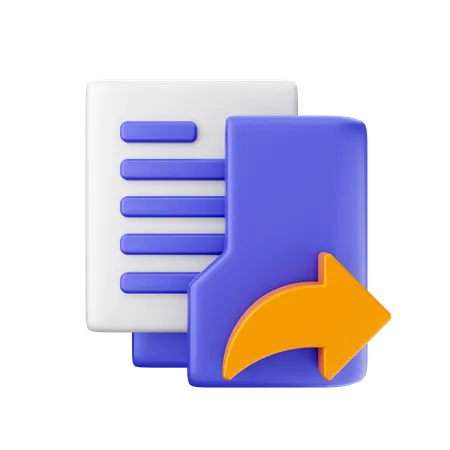 Folder Share  3D Icon