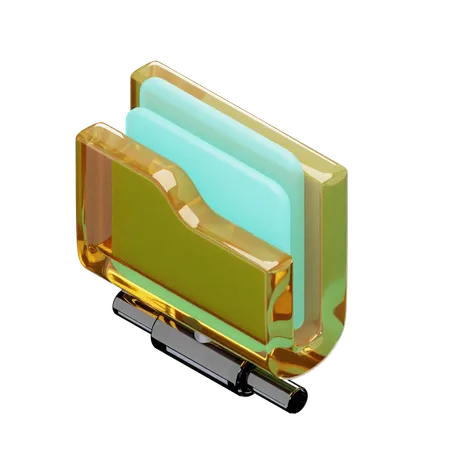 Folder Share  3D Icon