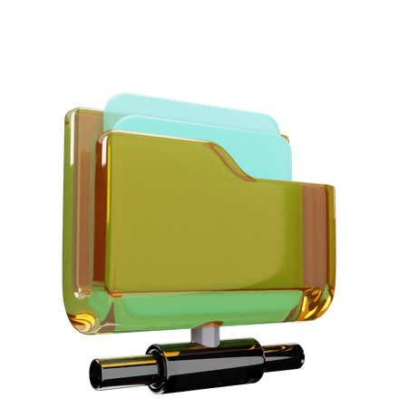 Folder Share  3D Icon