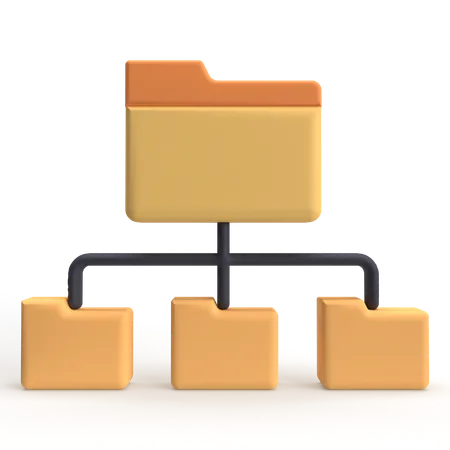 Folder Structure  3D Icon