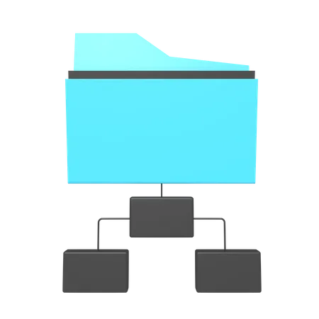 Folder Structure  3D Icon