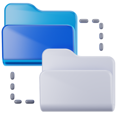 Folder Sync  3D Icon