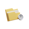 folder time 3d logo