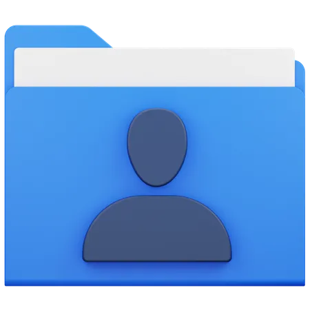 Folder User  3D Icon
