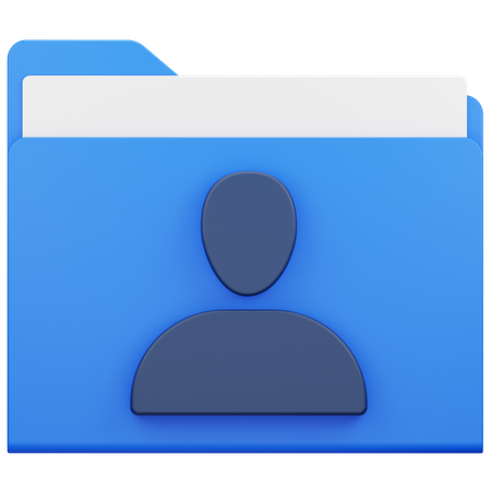 Folder User  3D Icon