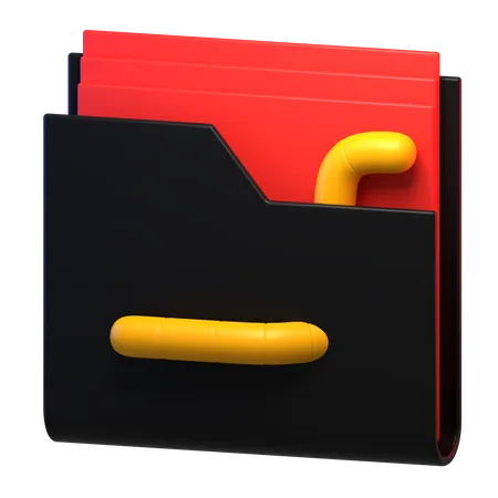 Folder Worm 3D Icon