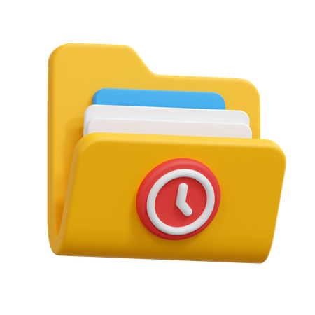 Folderdeadline1  3D Icon