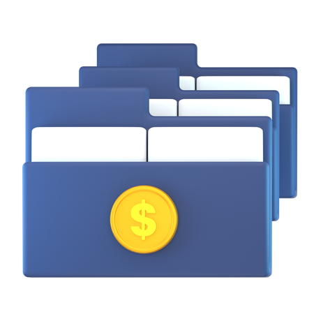 Folders  3D Icon