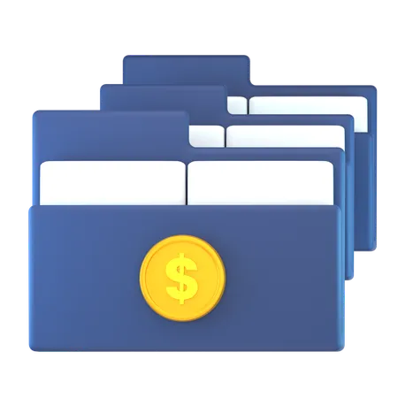 Folders  3D Icon