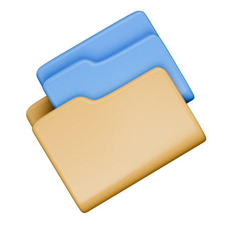 Folders Empty  3D Icon