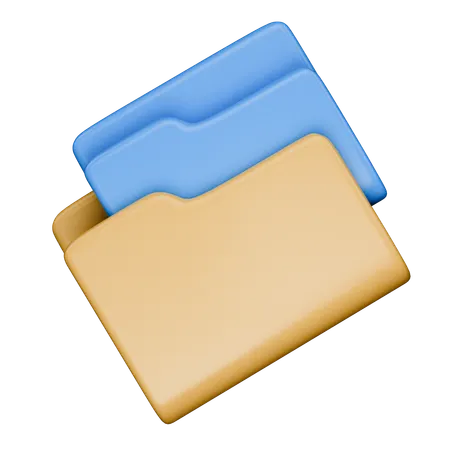 Folders Empty  3D Icon