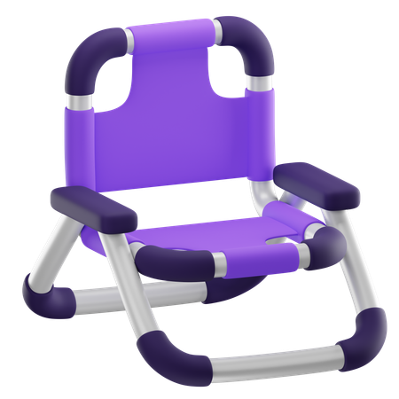 Folding chair  3D Icon