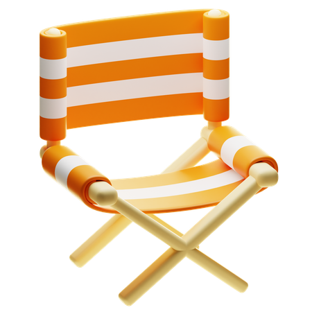 Folding Chair  3D Icon