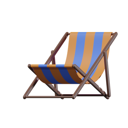 Folding Chair  3D Icon