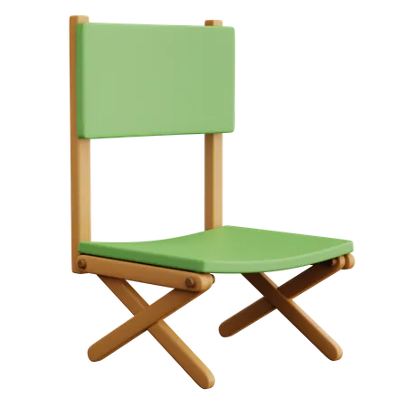 Folding Chair  3D Icon