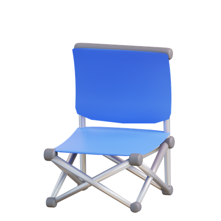 Folding Chair  3D Icon