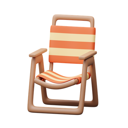 Folding chair  3D Icon