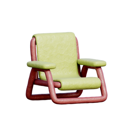 Folding Chair  3D Icon