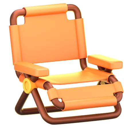 Folding Chair  3D Icon