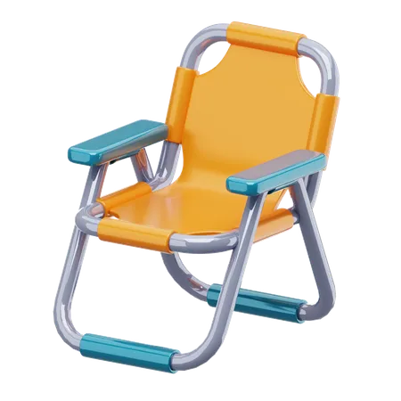 Folding Chair  3D Icon