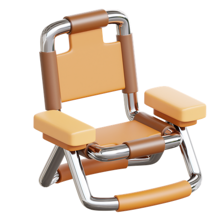 Folding Chair  3D Icon