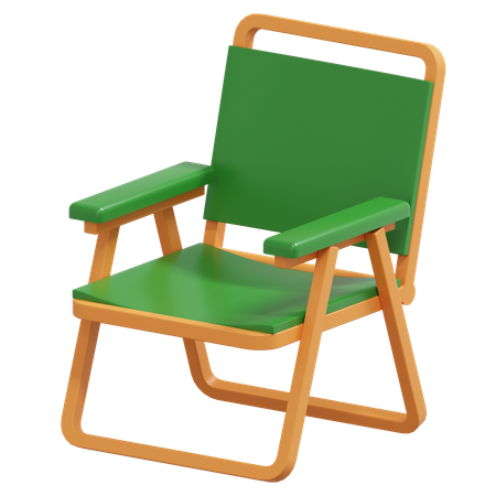 Folding Chair  3D Icon