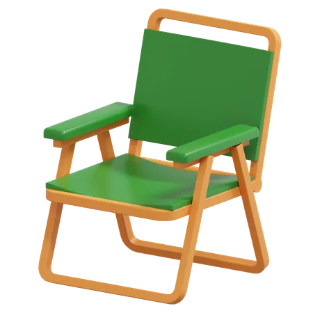 Folding Chair  3D Icon