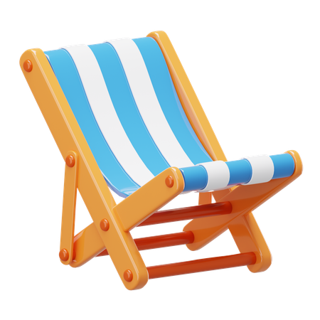 Folding Chair  3D Icon