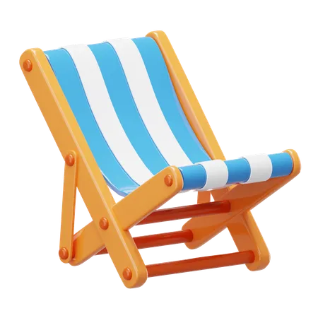 Folding Chair  3D Icon