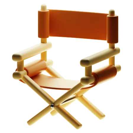Folding Chair  3D Icon