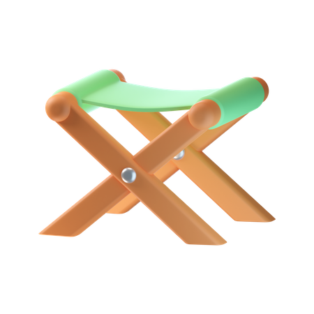 Folding Chair  3D Icon