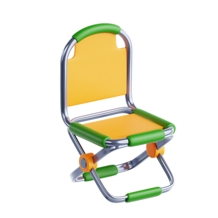 Folding Chair  3D Icon
