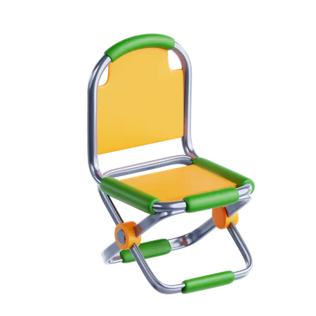 Folding Chair  3D Icon