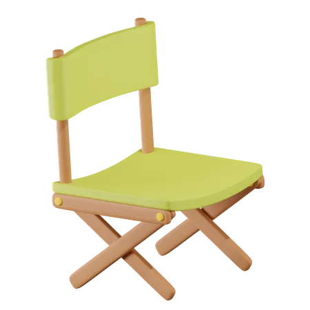 Folding Chair  3D Icon