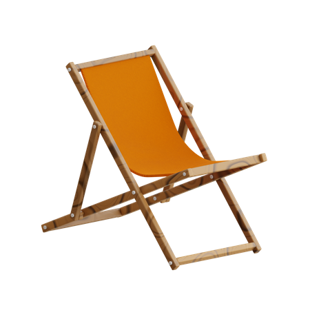 Folding Chair  3D Icon