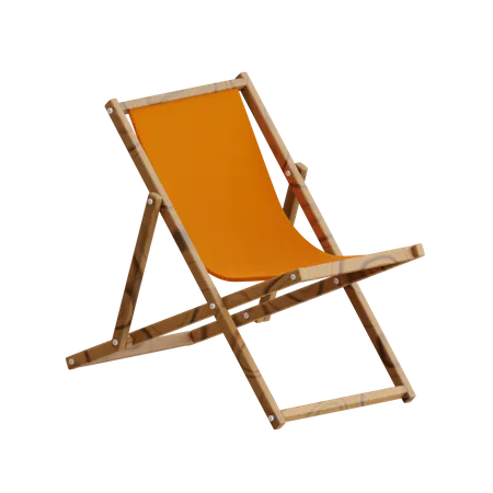 Folding Chair  3D Icon