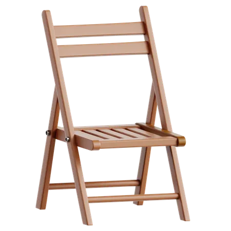 Folding chair  3D Icon