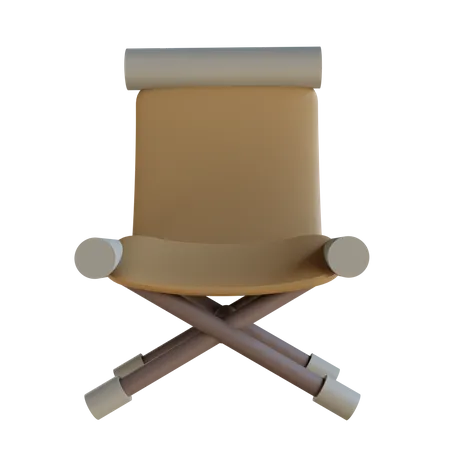 Folding Chair  3D Icon