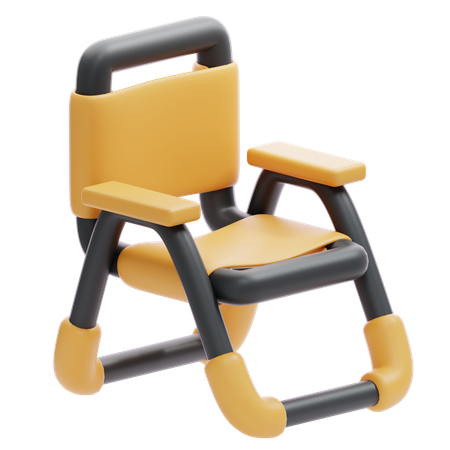 Folding Chair  3D Icon