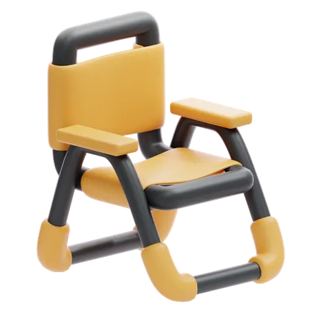 Folding Chair  3D Icon