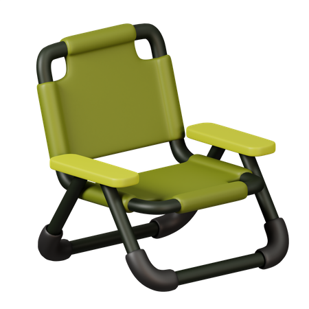 Folding Chair  3D Icon