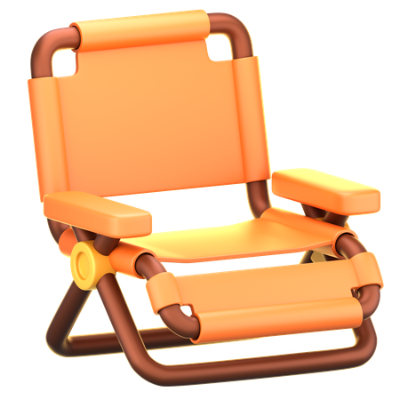 Folding Chair  3D Icon