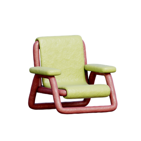 Folding Chair  3D Icon