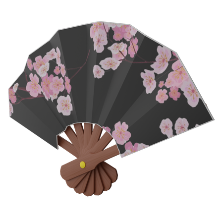 Folding Fan  3D Icon