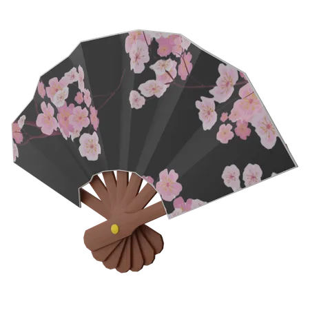 Folding Fan  3D Icon