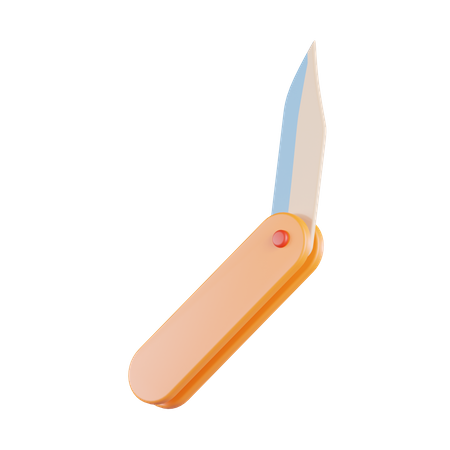 Folding Knife  3D Icon