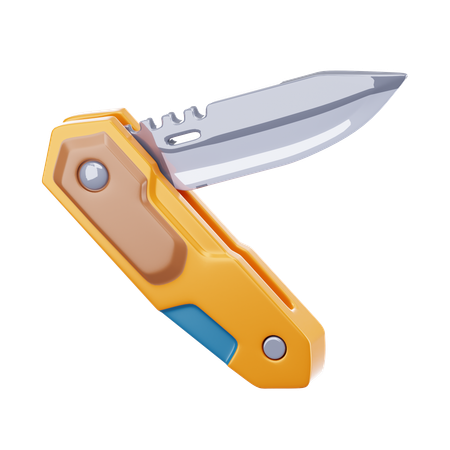 Folding Knife  3D Icon